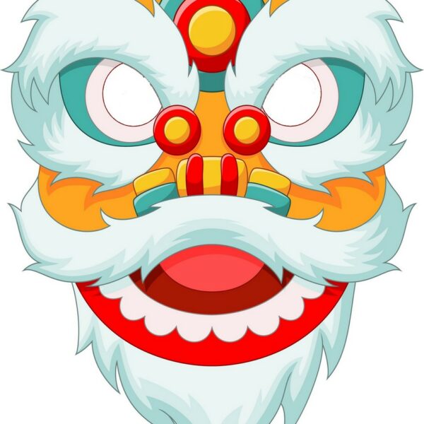 masque de dragon chinois