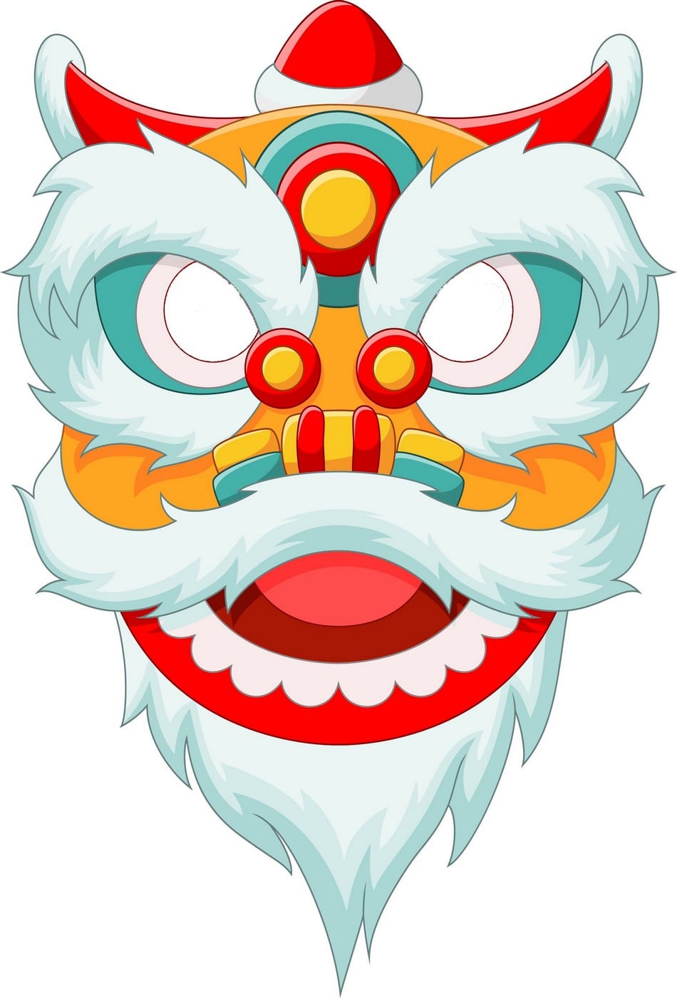 masque de dragon chinois