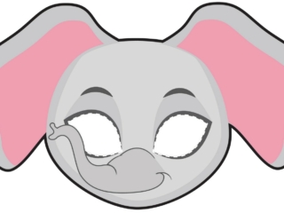 masque éléphant masque éléphant à imprimer