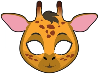 masque girafe masque girafe à imprimer