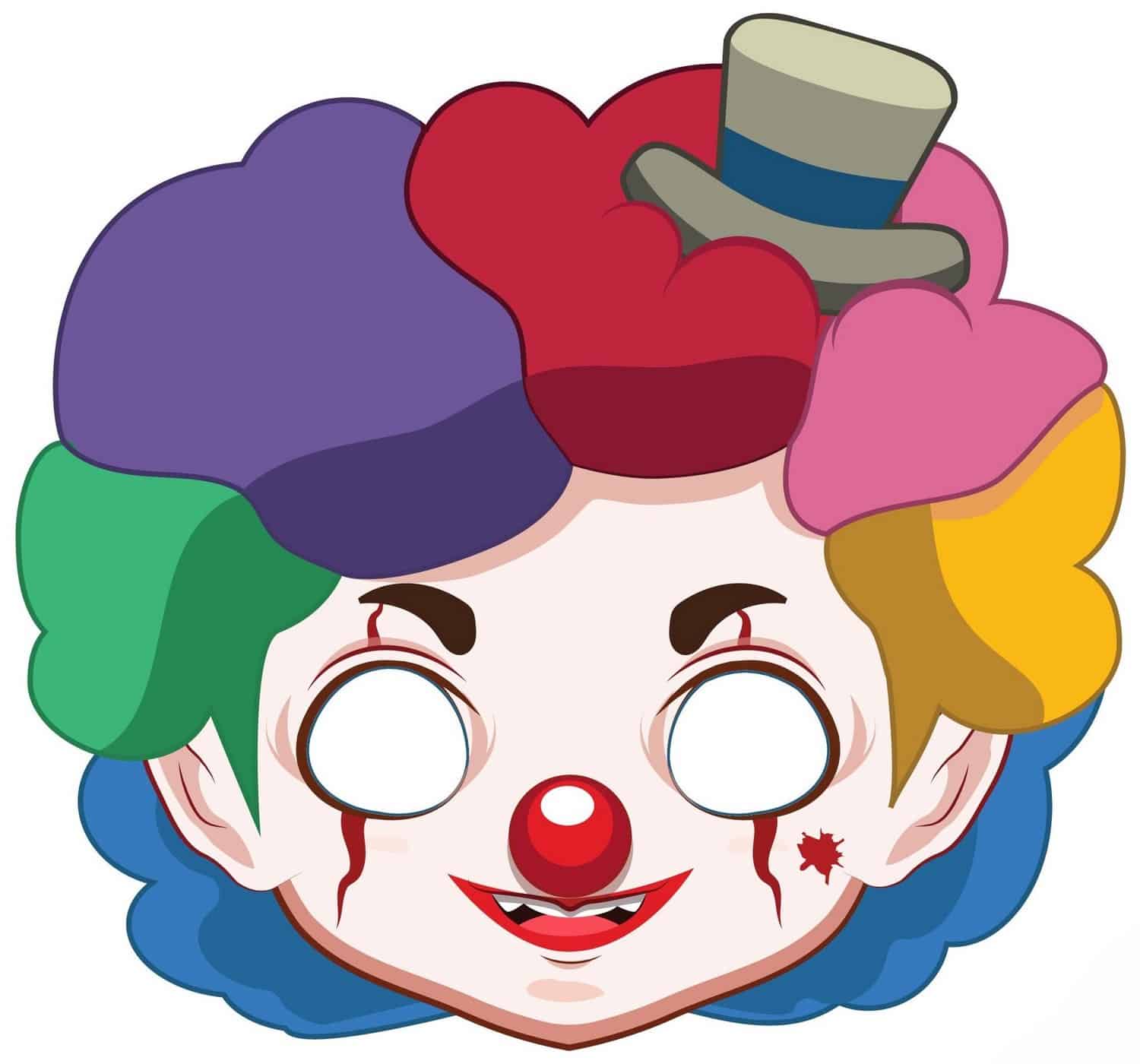 masque clown halloween