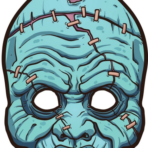 masque d&#039;halloween qui fait peur