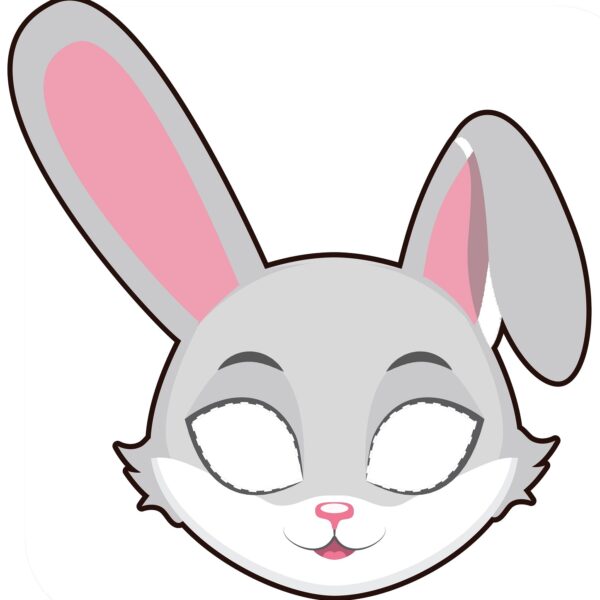masque lapin à imprimer