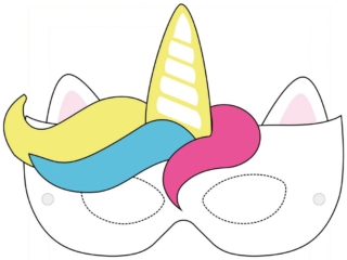 masque licorne gratuit