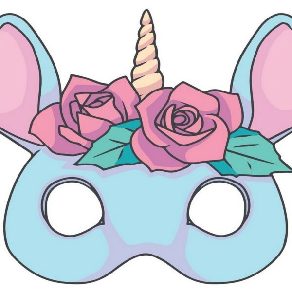 masque de licorne gratuit