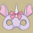 Masque de licorne à imprimer : 15 modèles