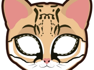 masque ocelot masques animaux à imprimer