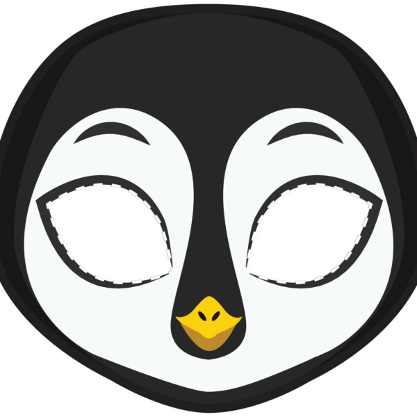 masque pingouin à imprimer