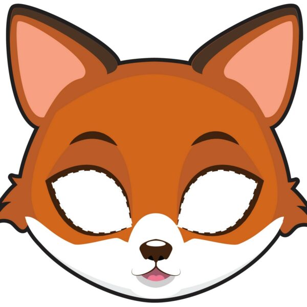 masque renard à imprimer