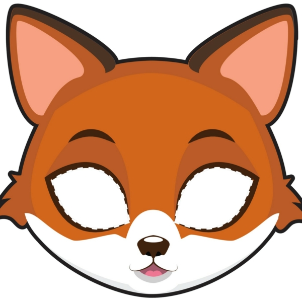 masque renard à imprimer