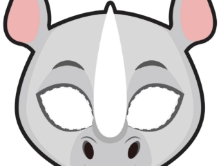 masque rhinocéros masque rhinocéros à imprimer