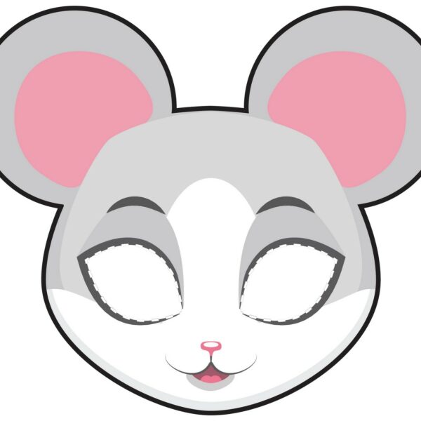 masque souris à imprimer