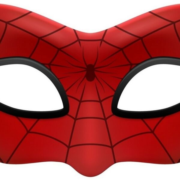 masque spiderman à imprimer