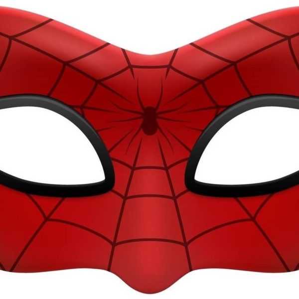 masque spiderman à imprimer