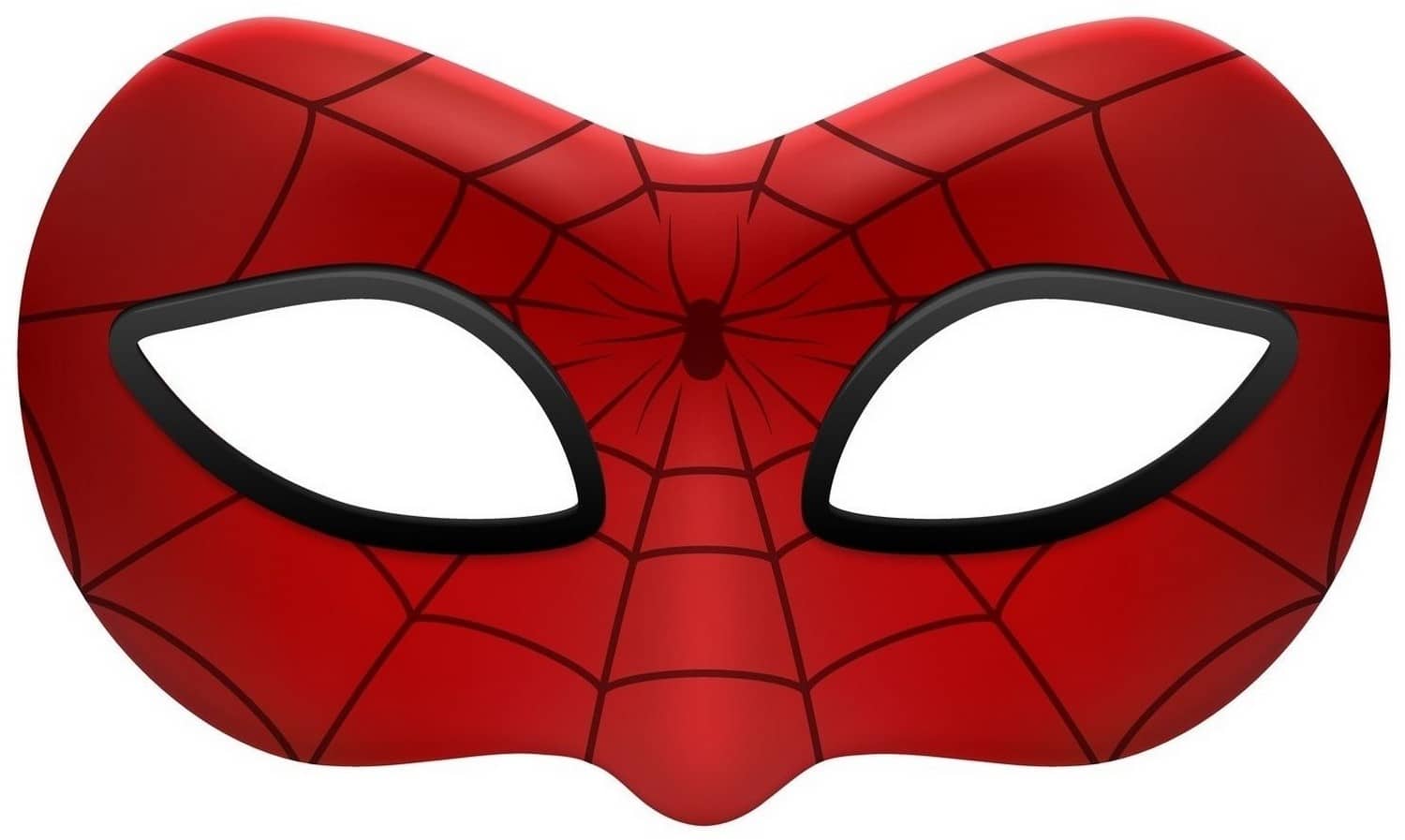 masque spiderman à imprimer