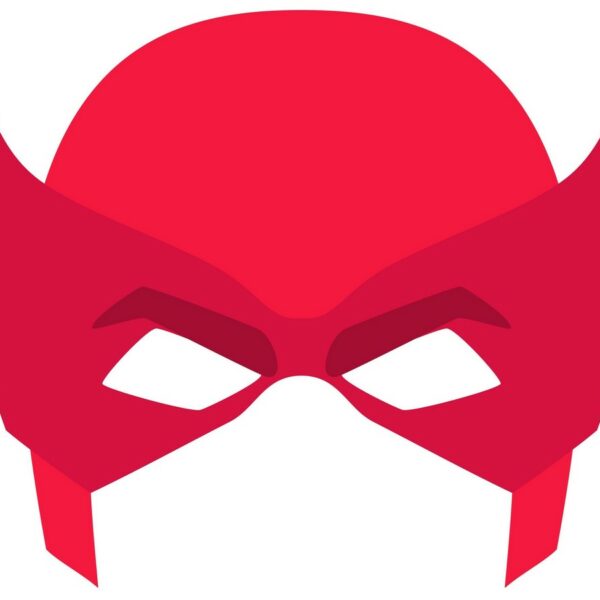 masque de super héros à imprimer