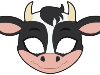 masque vache masque vache à imprimer
