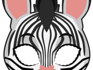 masque zèbre masque zèbre à imprimer