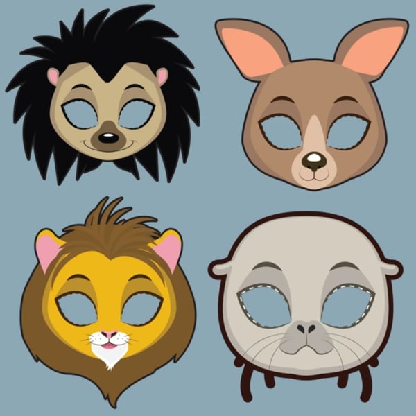 masques d'animaux masques