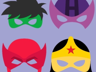 masques super h&eacute;ros