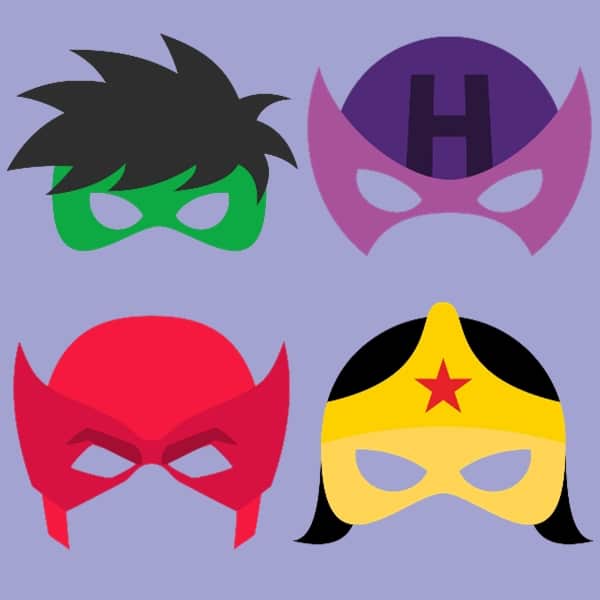 masques super héros