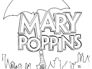 nfgdfgfsd affiche mary poppins à colorier