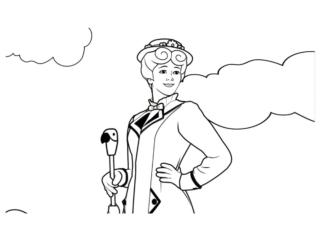vfdgdfdg coloriage mary poppins