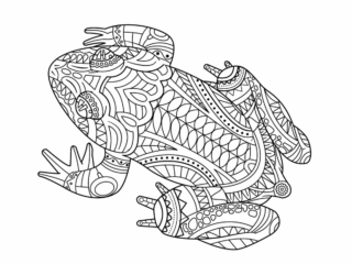 coloriage crapaud (18) coloriage crapaud adulte