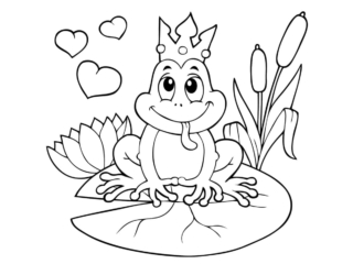 coloriage crapaud (30) dessin grenouille à colorier