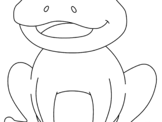 coloriage crapaud (7) dessin crapaud