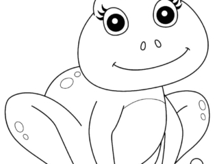 coloriage crapaud (8) dessin crapaud couronne