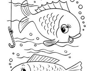 coloriage poisson