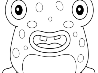 drole de poisson à colorier