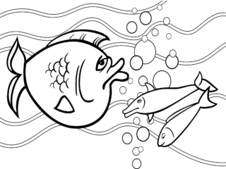 poissons à colorier