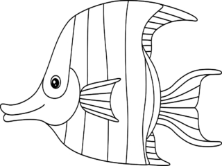 coloriage poisson