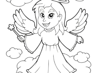 coloriage ange (10) coloriage ange