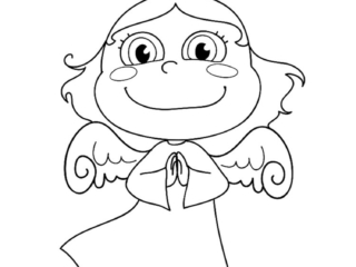 coloriage ange (17) coloriage fille ange