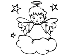 coloriage ange (28) coloriage ange