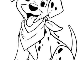coloriage bébé dalmatiens