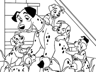 coloriage 101 dalmatiens