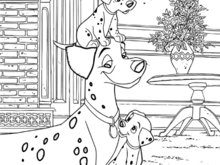 coloriage pongo