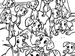 coloriage 101 dalmatiens