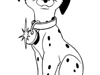 coloriage dalmatien