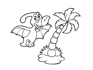 coloriage dinosaure (18) coloriage dinosaure