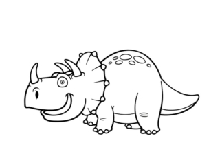 coloriage dinosaure (26) coloriage dinosaure facile