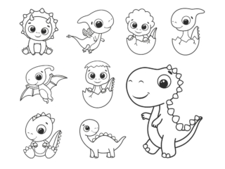 coloriage dinosaure (28) coloriage dinosaures