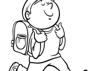 coloriage école (14) coloriage écolier