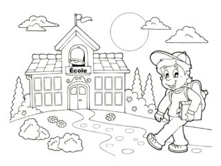 coloriage école (21) coloriage école