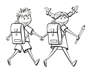 coloriage école (22) coloriage écoliers