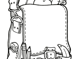 coloriage école (5) coloriage cartable